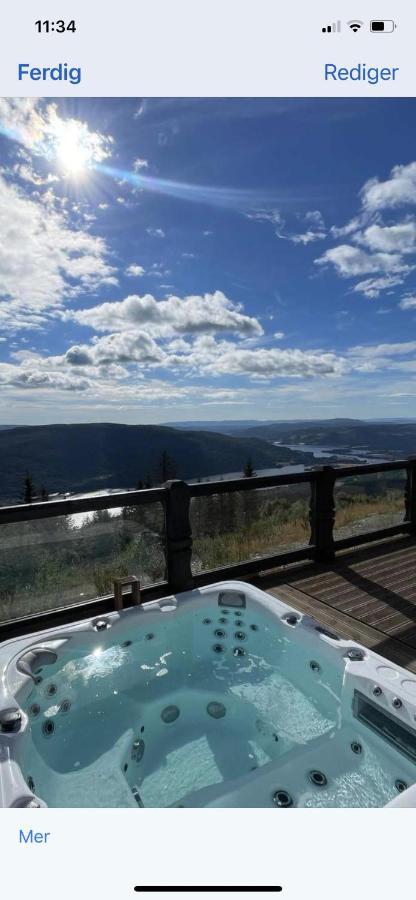 Norefjell - Storhytte Med Jacuzzi Og Fantastisk Beliggenhet Noresund Bagian luar foto
